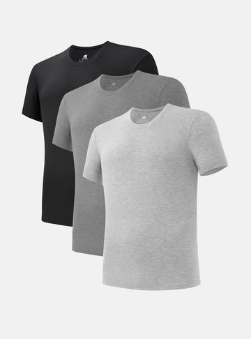 Bamboo Soft Crew Neck Undershirts (3-Pack)