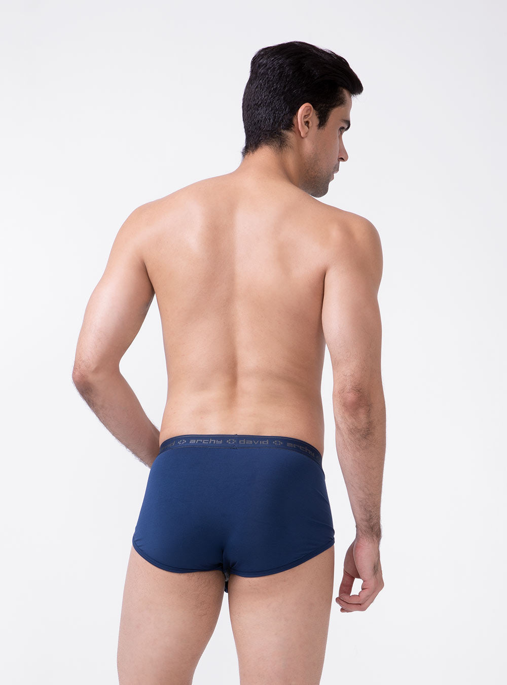 DAVID ARCHY Men's Dual Pouch Underwear Micro Modal Trunks Separate