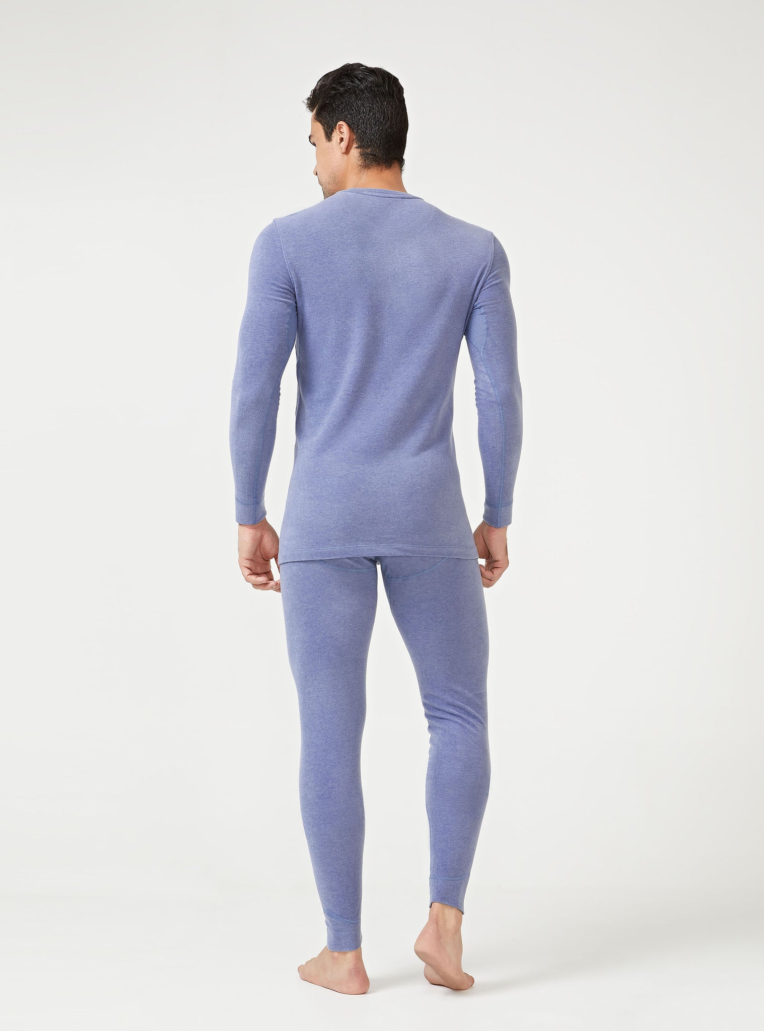David Archy® Men’s Warm Base Layers Thermal Set Winter Inner Wear Ultra Soft Brushed Fleece Lined Long Johns-Thermal-David Archy