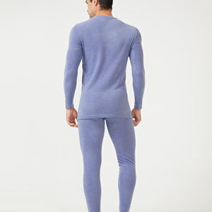 David Archy® Men’s Warm Base Layers Thermal Set Winter Inner Wear Ultra Soft Brushed Fleece Lined Long Johns-Thermal-David Archy