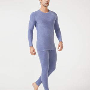 David Archy® Men’s Warm Base Layers Thermal Set Winter Inner Wear Ultra Soft Brushed Fleece Lined Long Johns-Thermal-David Archy