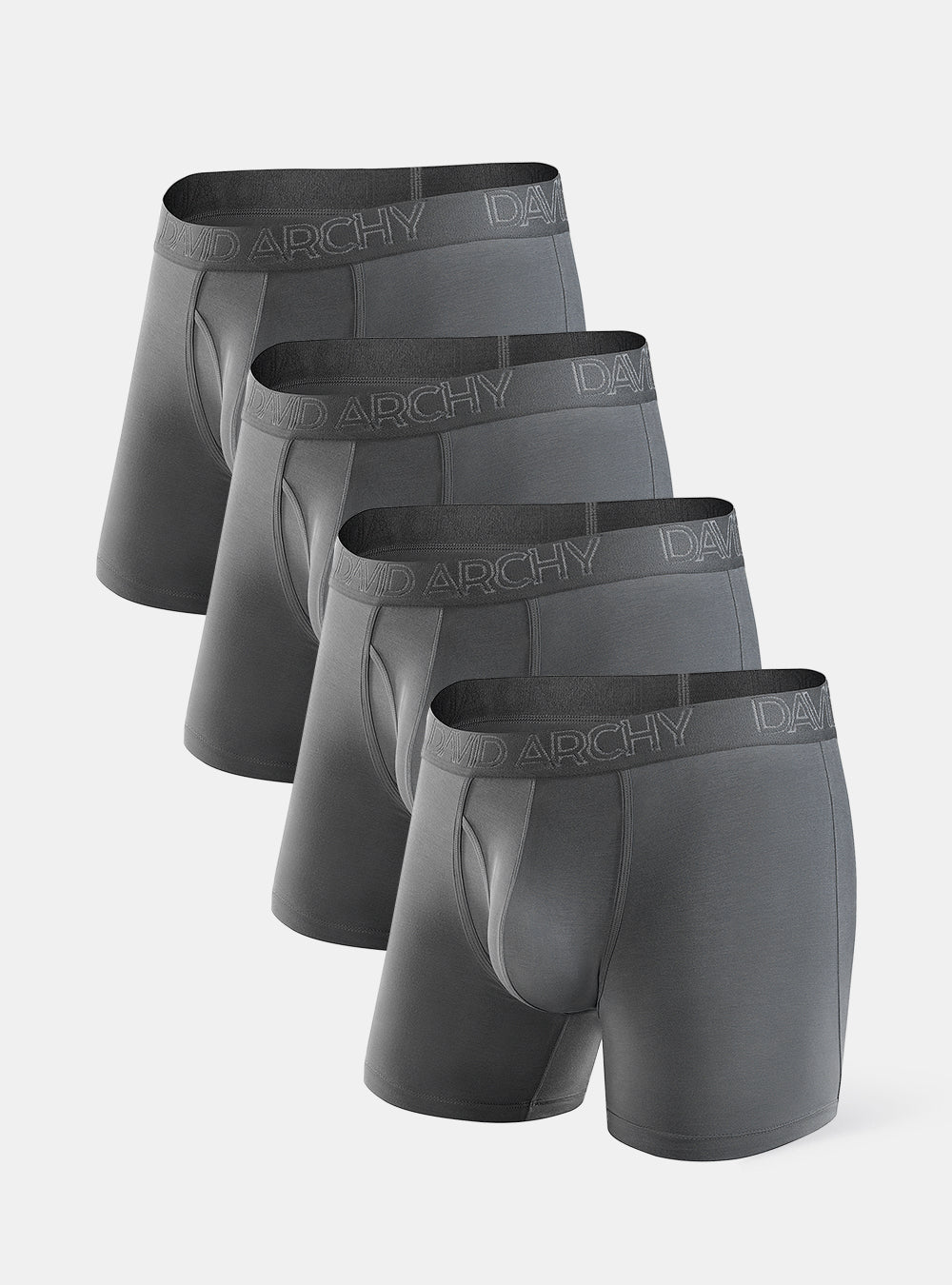  ANMUR Mens 100% Cotton Briefs Underwear 4 Pack Full