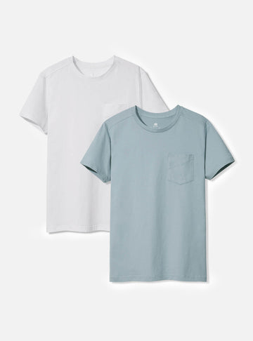 Cotton Ultra-Soft Crew Neck Undershirts (2-Pack)