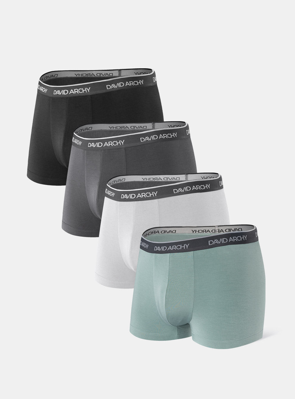Men's Bamboo Viscose Organic Cotton Boxers Single Pack Bamboo Underwear  Silky Soft Breathable Boxer Shorts 