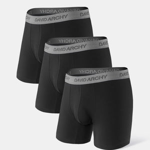 Buy DAVID ARCHY Men's Underwear Ultra Soft Micro Modal Trunks Boxer Briefs  with Fly Boxer Shorts Online at desertcartSeychelles