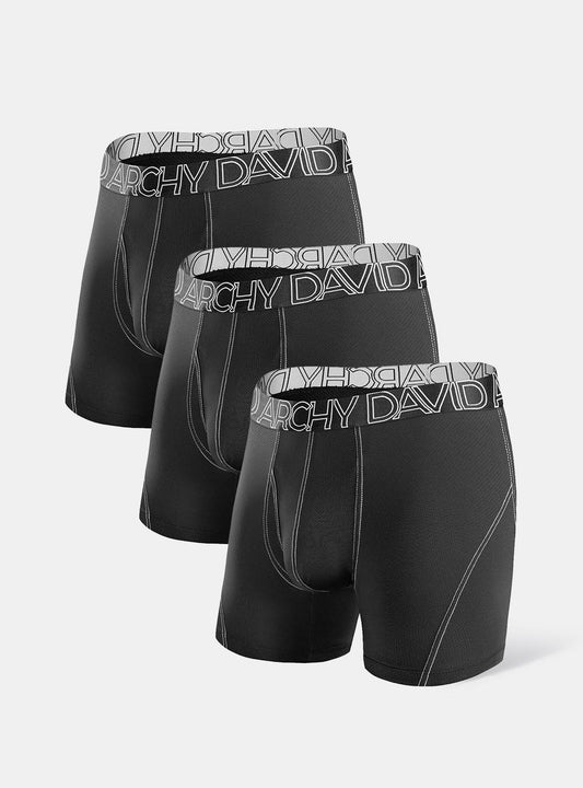 Quick Dry Sports Boxer Briefs 6.5" (3-Pack)