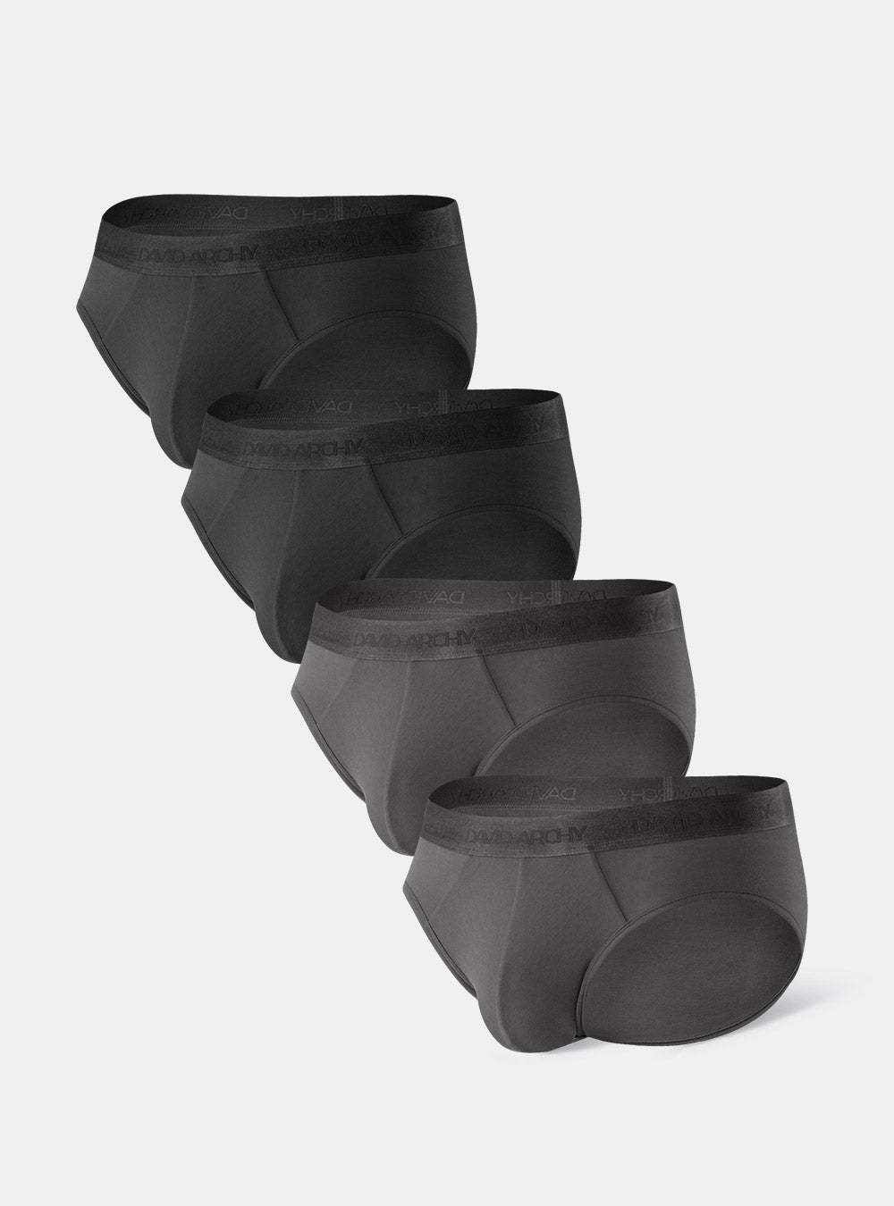 Buy DAVID ARCHY Men's Dual Pouch Underwear Micro Modal Trunks