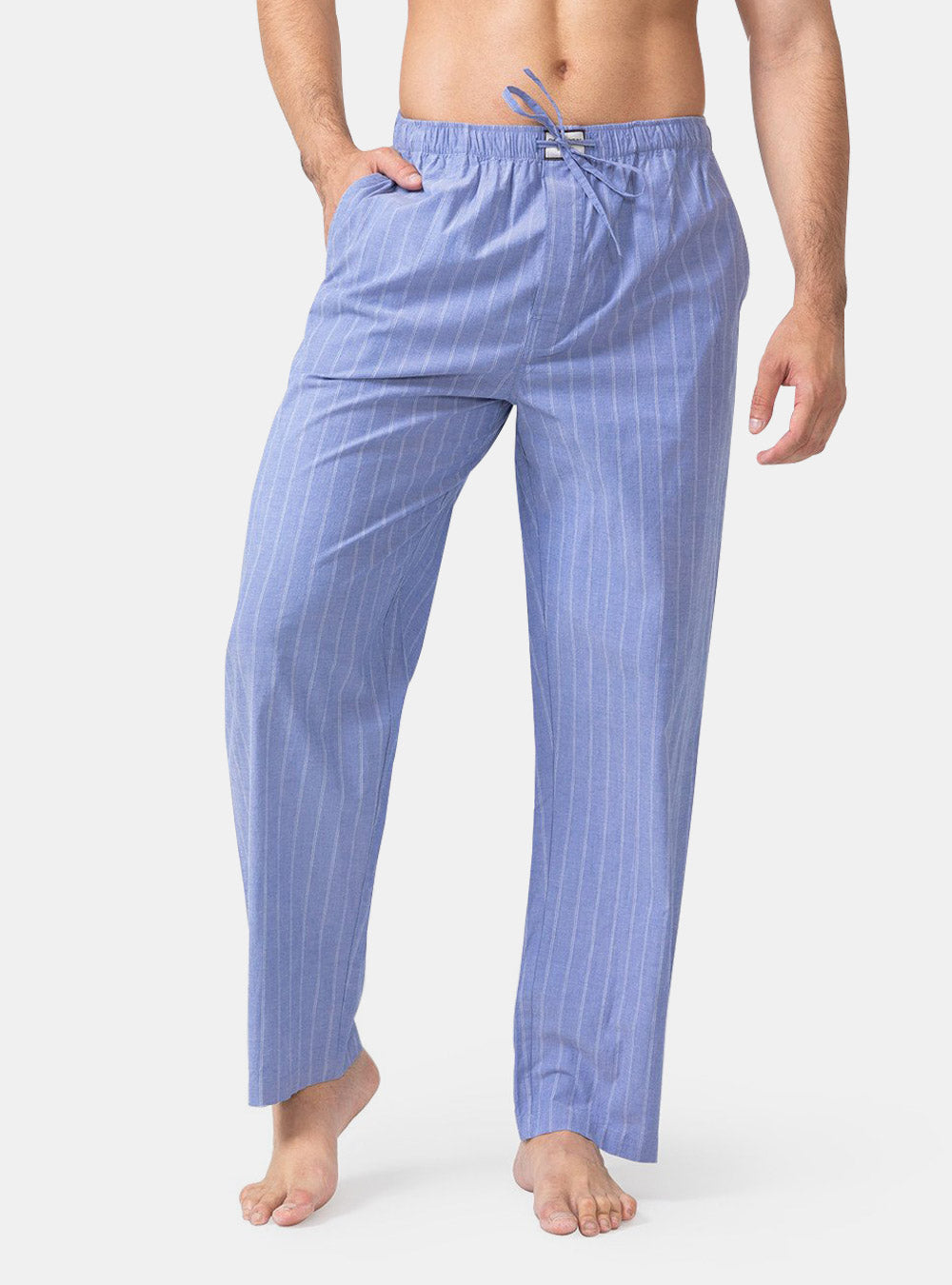 Pajama Pants with Fly Cotton Lounge Wear David Archy Tall Pajama Pants Sleep  Bottom