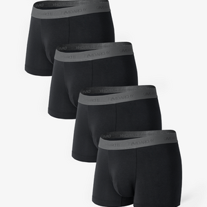 4 Packs Breathable Bamboo Rayon Trunks