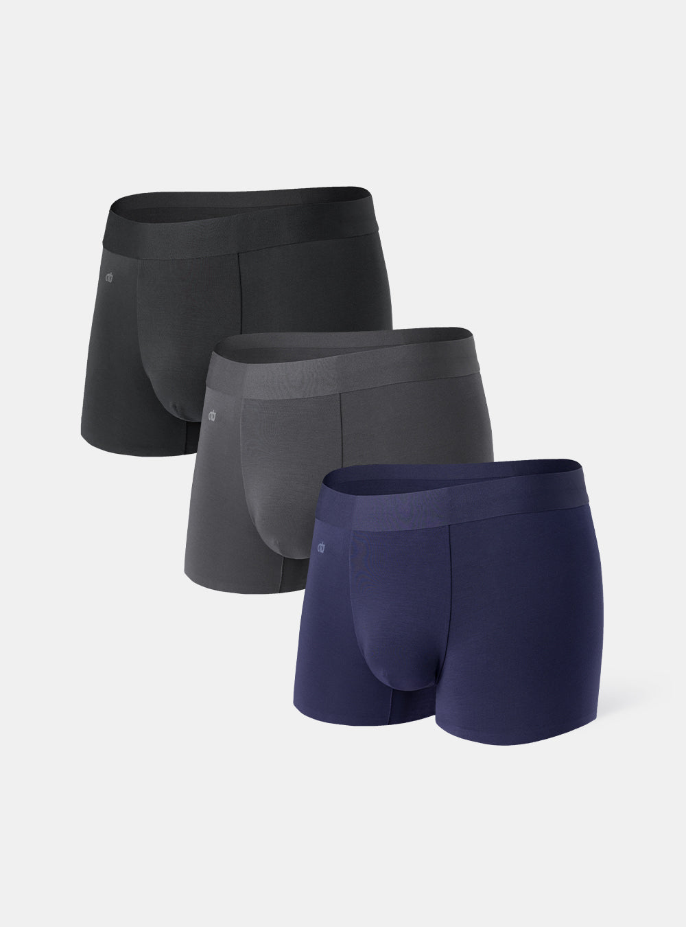 3 Packs MicroModal Trunks with Pouch David Archy Seamless