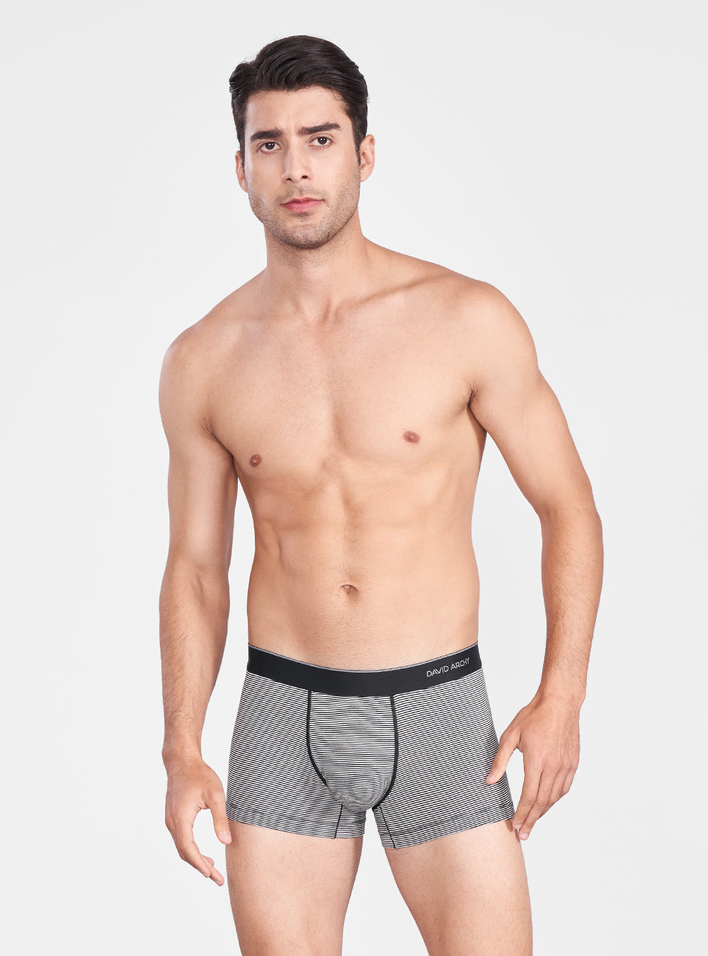 DAVID ARCHY Men's Soft Combed Cotton Pouch Underwear 6 Pack