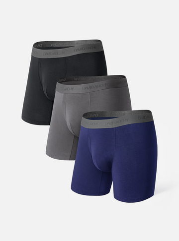 Bamboo Boxer Briefs 6.5" (3-Pack)