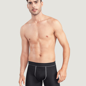 DAVID ARCHY Mens Underwear Dual Pouch Micro Modal Trunks Separate Pouches  Bulge Enhancing Boxer Briefs for Men 3 or 4 Pack, Black- 6.5 in 3 Pack, XL  : Buy Online at Best Price in KSA - Souq is now : Fashion