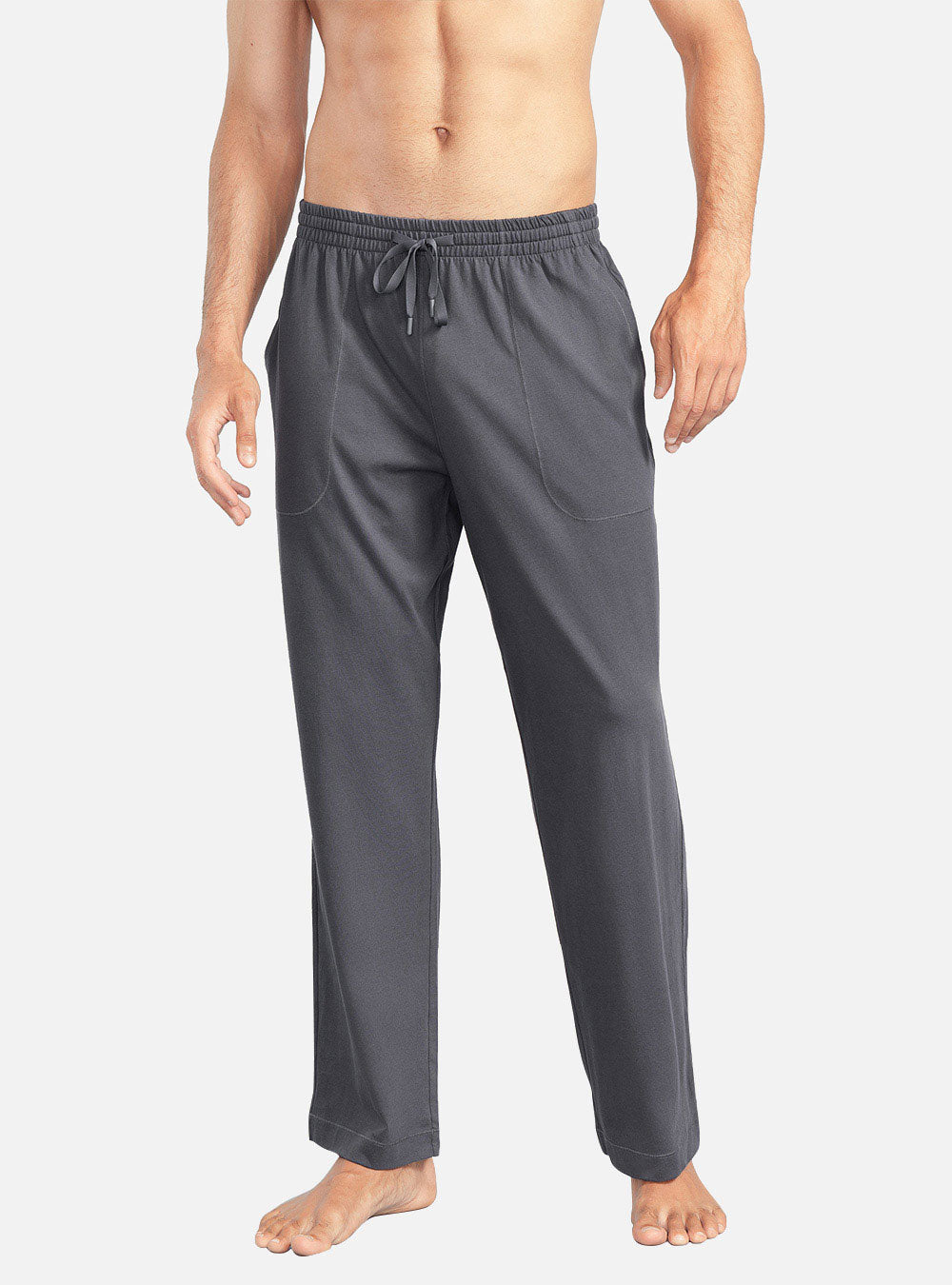 David Archy 2 Packs Cotton Lounge Sleep Pants Men's 4 seasons Comfy Soft  Cotton Pajama Pants