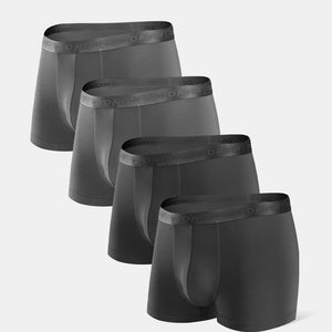 4 Packs Ultra Soft Trunks Micro Modal David Archy Comfortable Mens Underwear  Boxer
